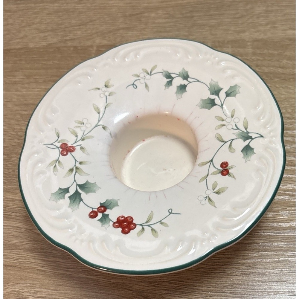 Pfaltzgraff Winterberry Tealight/Votive Candle Holder 4-1/2" W